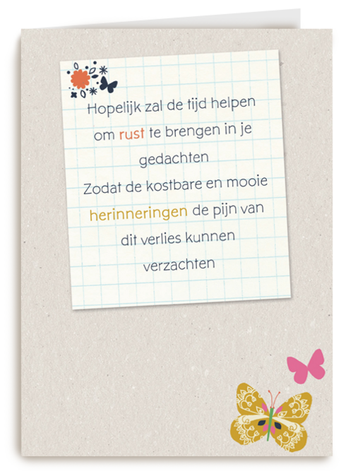 tijd rust gedachten kostbare herinnering verlies verzachten