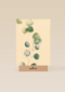 blanco condoleancekaart met plant
