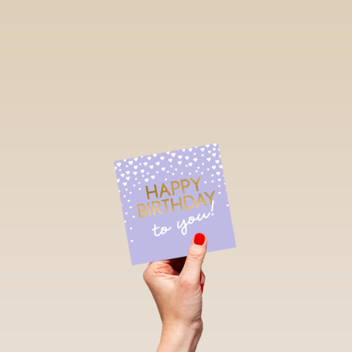 verjaardag kaart stijlvol happy birthday to you