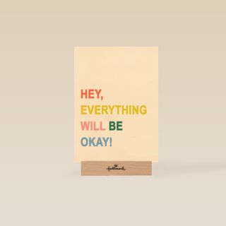 Sterktekaart everything will be ok Engels