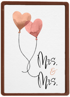 Huwelijksfelicitatie 2 vrouwen