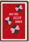 Liefdjeskaart heel veel geluk samen