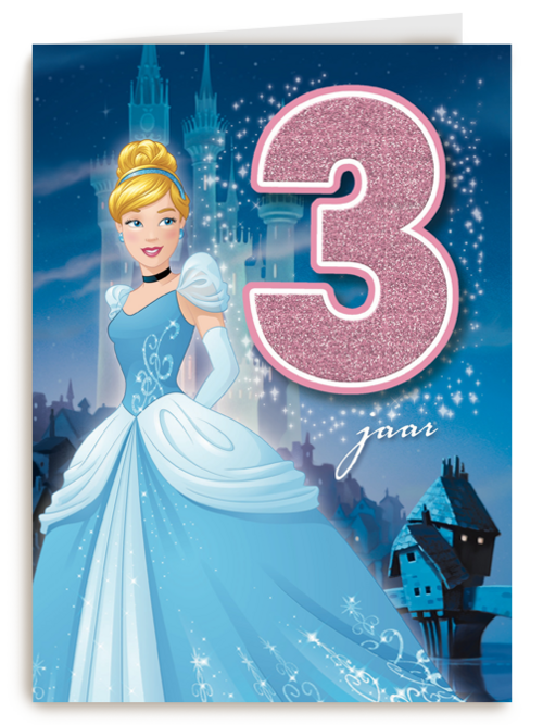 verjaardag leeftijden disney assepoester 3 jaar