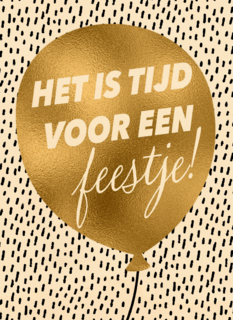 het is tijd voor een feestje