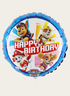 Ballon Happy Birthday Paw Patrol Multi