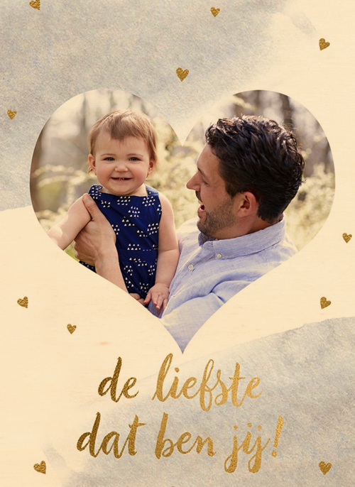 fotokaart vader de liefste dat ben jij