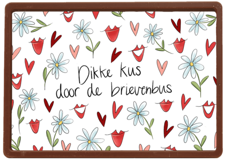 zomaar kaart matia studio dikke kus door de brievenbus
