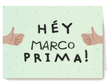 geslaagd kaart hey prima