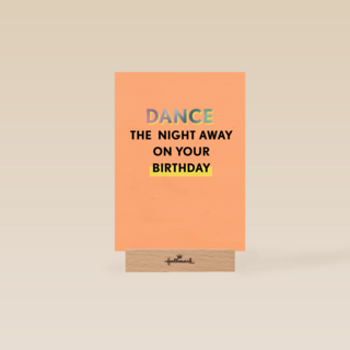 Verjaardagskaart man vrouw Dance the night away on your birthday
