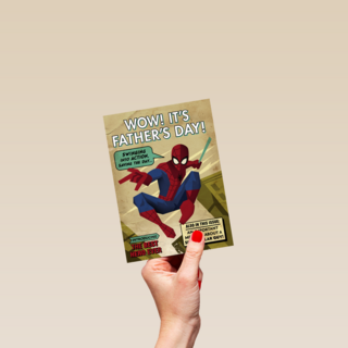 Wow its fathers day Spiderman