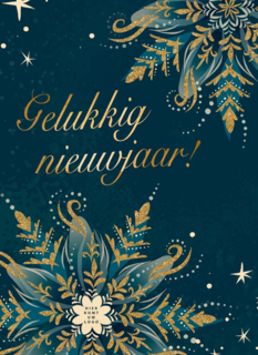 zakelijke nieuwjaarskaart met eigen logo