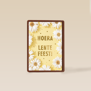 Lentefeest gele bloemen