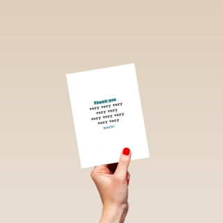 Bedankt thank you very very very much