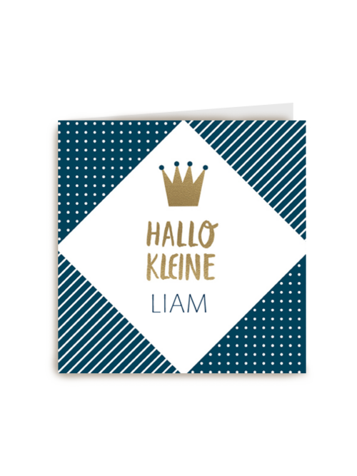 monmon kaart geboorte hallo kleine jongen