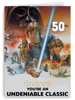 verjaardag kaart man star wars classics