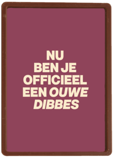 verjaardag kaart man ouwe dibbes