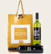 Wijncadeau Jij Bent Goud Waard in Geschenktas