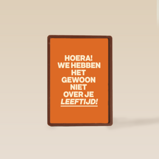 verjaardag kaart vrouw niet over je leeftijd