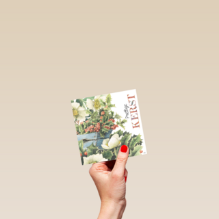 Xmas marjolein bastin bloem blad bes gezellige kerstdagen
