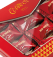 Boeket Meghan Met Cadeaublik C&ocirc;te d&rsquo;Or Chocolade Mini Bouchee