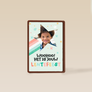 Woohoo het is jouw lentefeest fotokaart