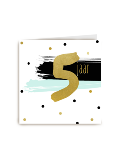 5 jaar in het goud