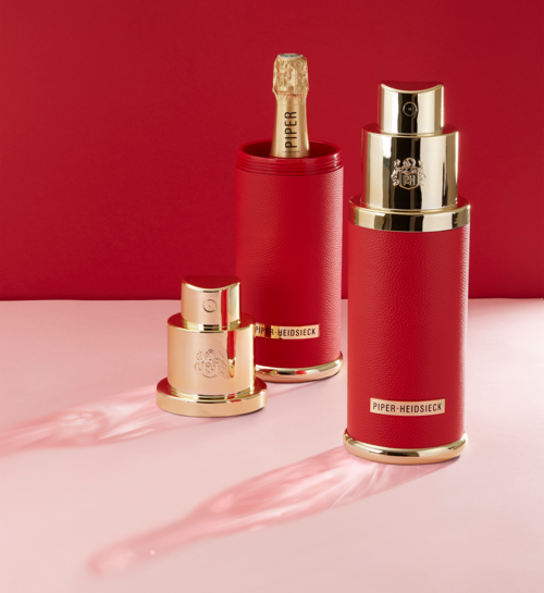 Geschenkset Champagne Piper-Heidsieck Brut + Parfum-wijnkoeler