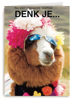 na een bepaalde tijd denk je