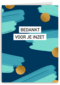 Bedankt kaart thuiswerken bedankt voor je inzet groen blauw