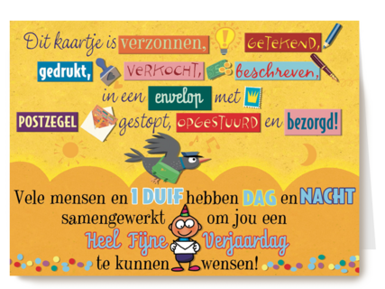 smile kaart een hele verjaardag wensen