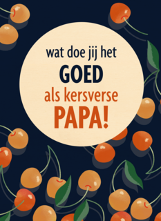 vaderdag kaart kersverse papa