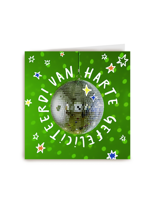 Van Harte Discobal Groen