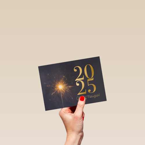 2025 gelukkig nieuwjaar met sterretje