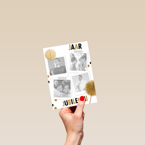 x jaar jubileum fotokaart