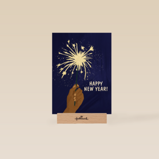 Nieuwjaar kaart Sterretjes