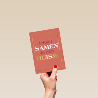 Samenwonen kaart lekker samen