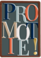 promotie kaart grote letters