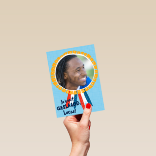 Geslaagd Lintje Fotokaart