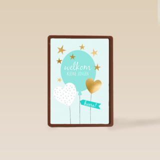 Babykaart zoon Welkom kleine jongen