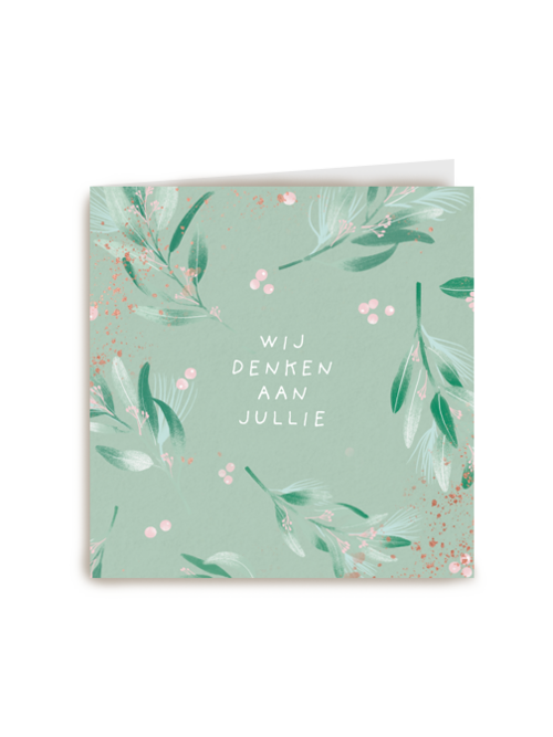 Wij denken aan jullie kerst