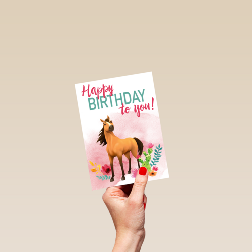 verjaardag kaart spirit happy birthday to you