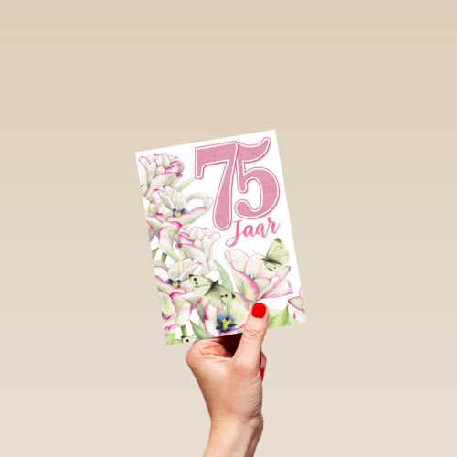 75 jaar bloemen