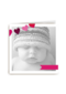 fotokaart vierkant baby kaart roze hartjes