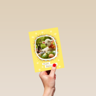 Pasen Vrolijke paasdagen lammetje