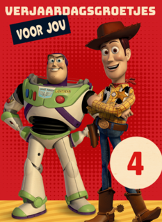 Toy Story verjaardagsgroetjes Buzz en Woody
