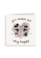 Liefde kaart Mickey en Minnie