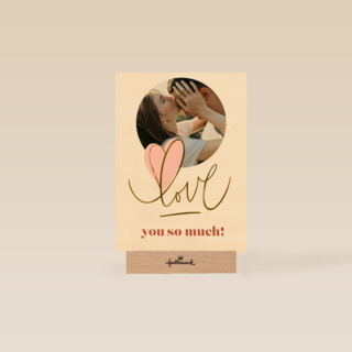 Love you so much fotokaart