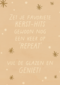 Kerstkaart Speciale momenten Zet je favoriete kersthits op repeat