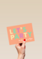 Nieuwjaar kaart lets party tot de vroege uurtjes