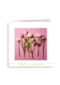 Bedankt met bloemen in kader